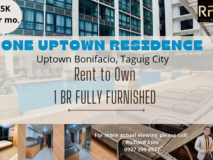 Condo for Sale in One Uptown Residences near Market Market & St. Lukes