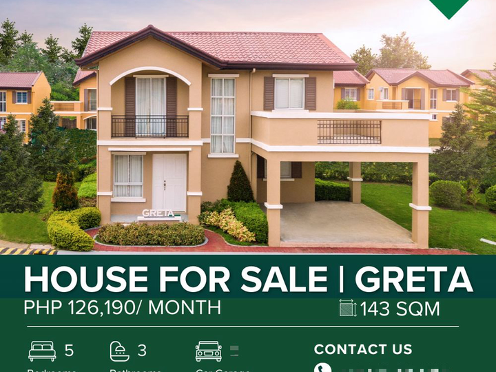 143 Sqm House For Sale: Greta RFO in Camella Baliwag