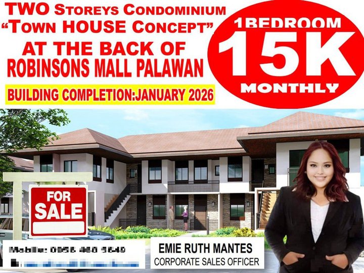 2 Storeys Condominium Townhouse Concept in Puerto Princesa Palawan
