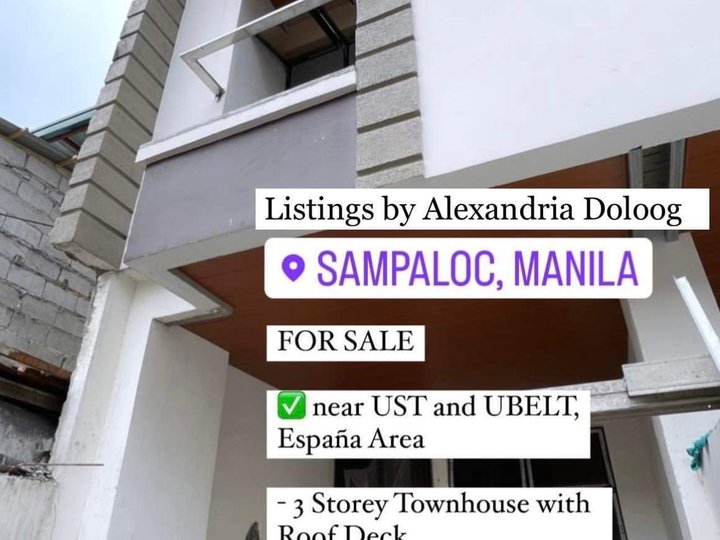 3-bedroom Townhouse For Sale in Manila Metro Manila