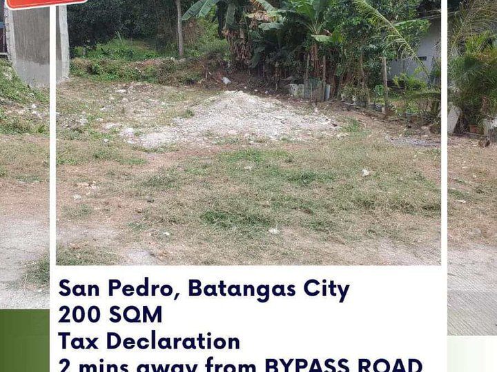 200 sqm Raw Land For Sale in Batangas City Batangas