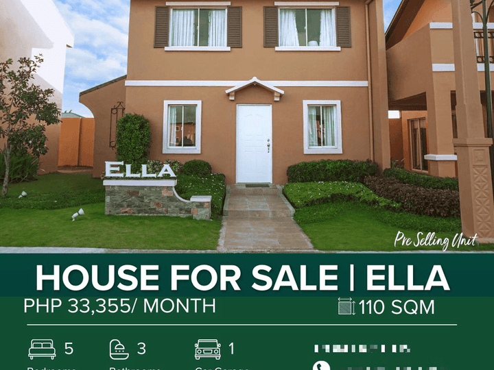 110 Sqm House For Sale: ELLA Model NRFO in Camella Subic Alta