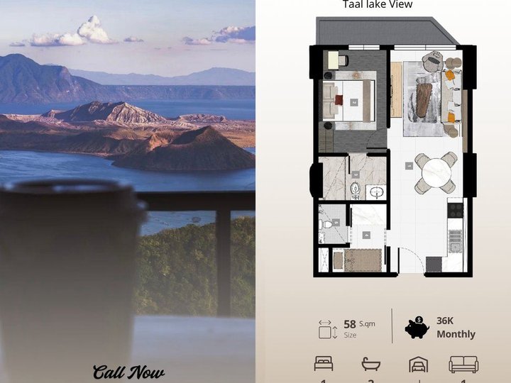 Tagaytay condo for sale with lake view