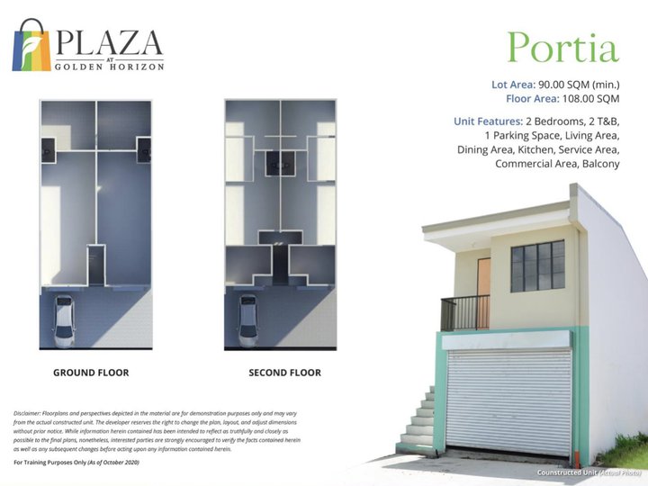 Plaza Shophouse Commercial and Residential Ready for Occupancy - RFO
