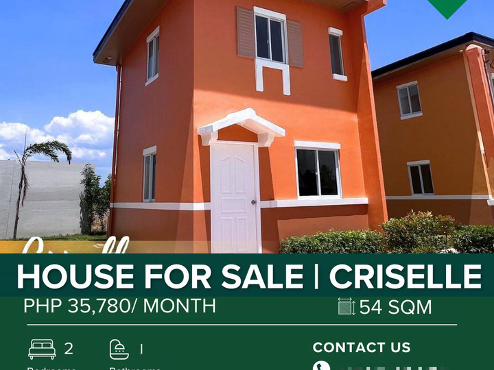 54 Sqm House For Sale: Criselle RFO in Camella Baliwag