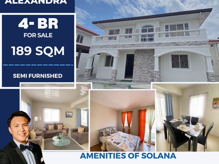 For Sale House And Lot 4-Bedroom With 2 Carport In Solana Casa Real Pampanga