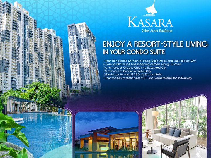 Executive 2 bedroom 58.68 rfo rent to own in pasig ugong near Tiendesitas sm megamall sm pasig