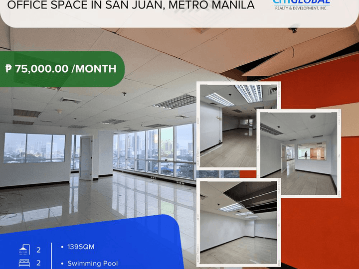 For Rent: Office Space in San Juan, Metro Manila