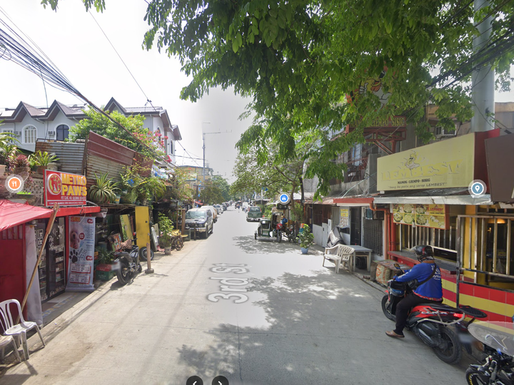 180 SQ M COMMERCIAL LOT WITH EXISTING RESTAURANT   ALONG 3RD ST., NEAR 8TH ST. VILLAMOR, PASAY CITY