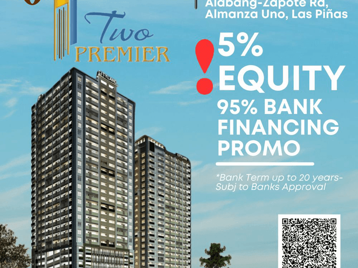 Low Down, Bank financing- PRE SELLING in Alabang Zapote RD- 2025 turnover affordable