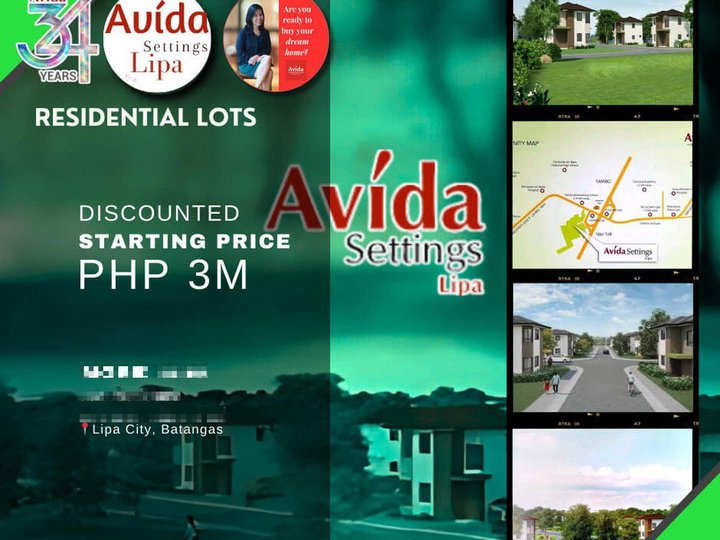 Residential Lots For Sale in AVIDA SETTINGS Lipa Batangas