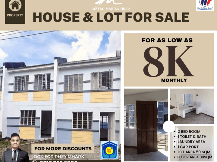 2-bedroom Townhouse For Sale in Rodriguez (Montalban) Rizal