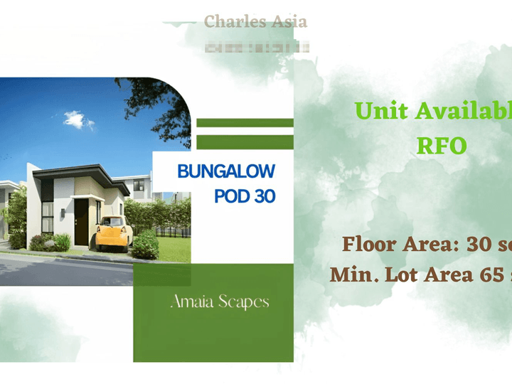 Bungalow Pod House For Sale in Capas Tarlac
