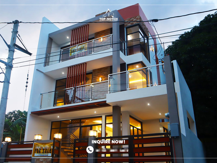 6-Rooms Single Attached 3-Storey House & Lot in General Trias