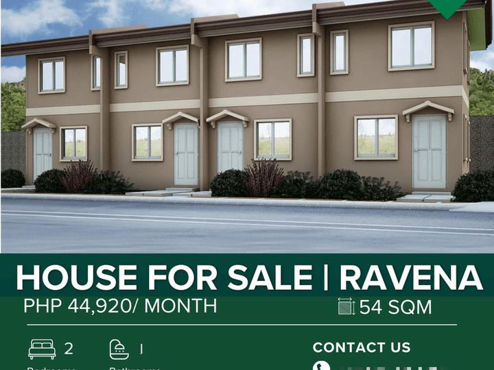 54 sqm House For Sale: Ravena EU RFO in Camella Baliwag