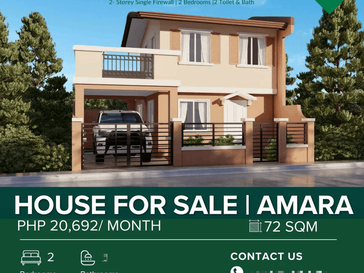 72 Sqm House For Sale: Amara NRFO in Camella Baliwag