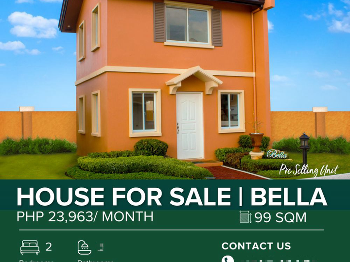 99 Sqm House For Sale: BELLA Model NRFO in Camella Subic Alta