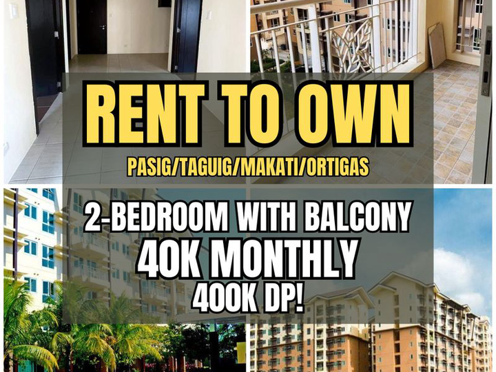 2BR with Balcony Condo For Sale in Rochester Pasig Rent to Own near Bgc Taguig Makati Ortigas