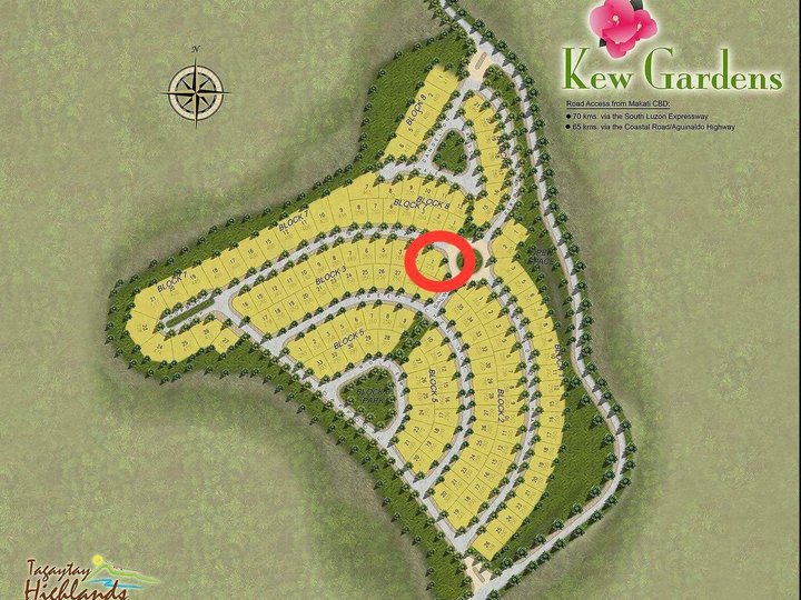 Lot For Sale in Kew Garden at Tagaytay Highlands