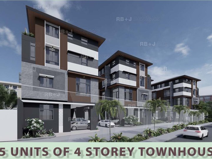 Pre Selling 4 Bedrooms w/ 3 car Garage Townhouse In Tomas Morato QC
