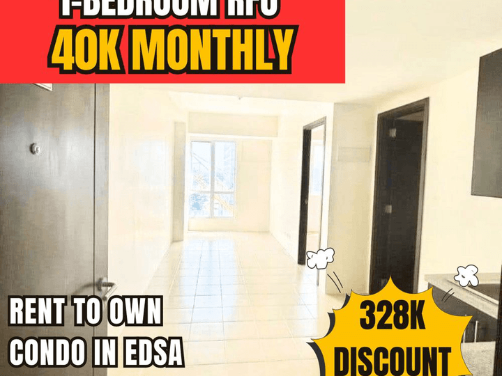 1BR 40k Monthly 400K DP! RFO Rent to Own Condo in Mandaluyont Edsa near Cubao Ortigas Bgc Makati