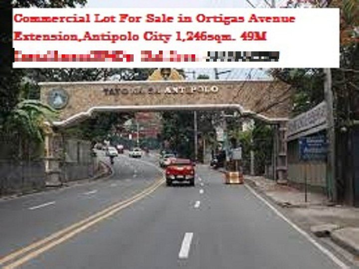 I'm Selling Commercial Lot in Along Ortigas Avenue Extension,Antipolo City