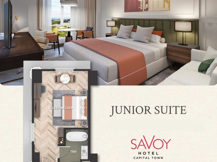 Junior Suite Condotel For Sale in Savoy Capital Town, San Fernando Pampanga