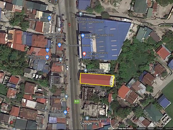 COMMERCIAL PROPERTY (LOT AND BUILDING) IN PAMPANGA ALONG MAC ARTHUR HIGHWAY