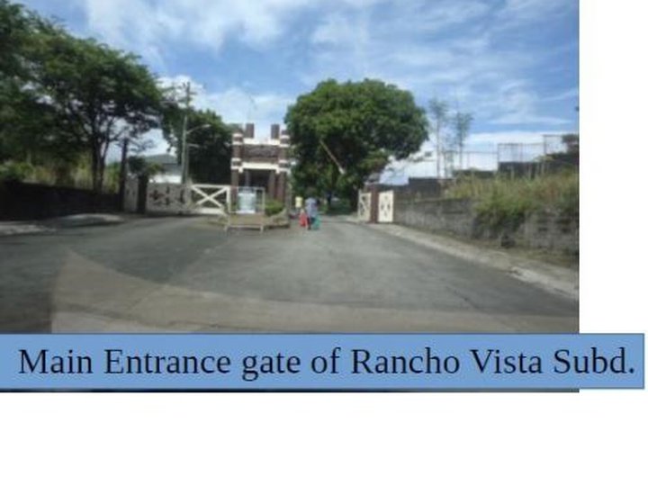 Rancho Vista Subdivision in Batangas