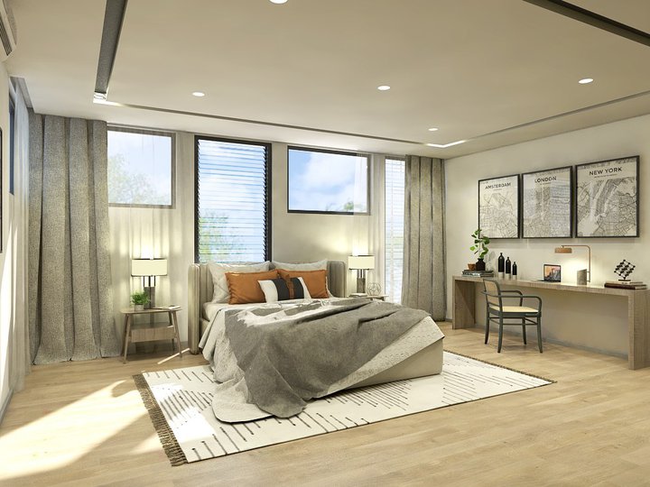 New 5-Bedroom Townhouse For Sale in Horseshoe Village near C. Benitez, Quezon City