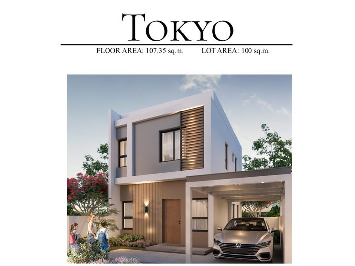 Furnished 4-bedroom Single Attached Tokyo House Model For Sale in Anyana Bel-Air Tanza Cavite
