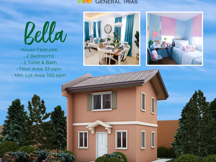 2 BEDROOM READY FOR OCCUPANCY IN CAMELLA GENERAL TRIAS