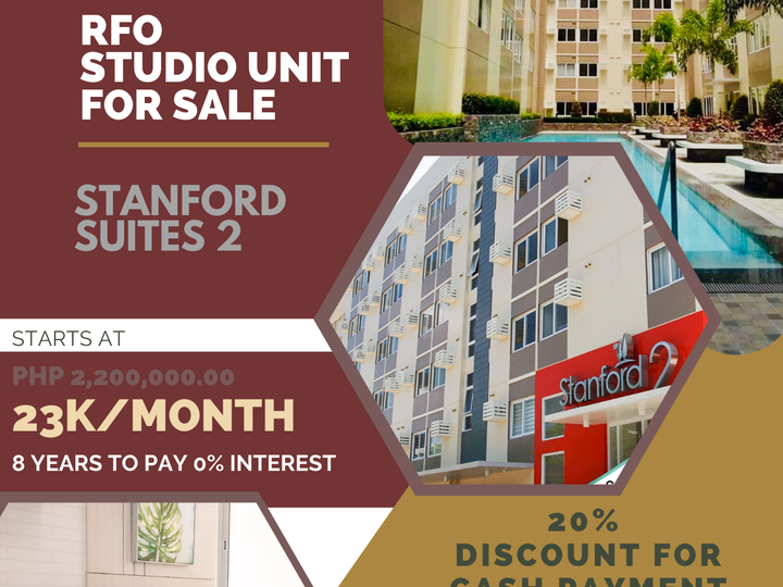 Stanford Suites 2 18sqm RFO Condo in Silang Cavite