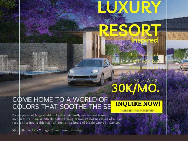 300SQM. Residential Lot in Maple Grove Park Village Cavite|Megaworld