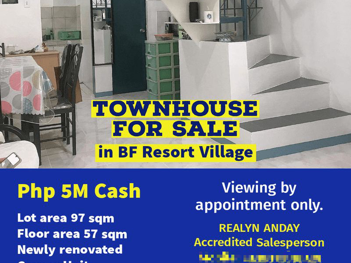 3BR Townhouse for Sale in BF Resort Las Pinas