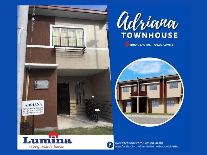 2-BR Adriana Townhouse for Sale | Lumina Tanza Cavite