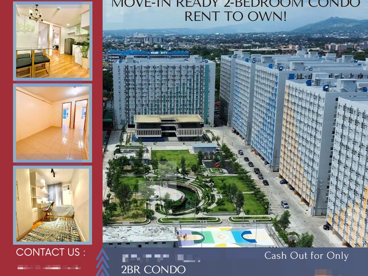 RFO 2BR-Condo for Sale in Ortigas  for only Php 10K Cash Out thru Pag-ibig and Bank Financing