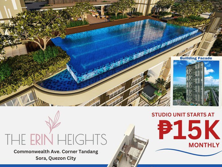 Modern Tropical Themed Studio Condo for Sale in Quezon City