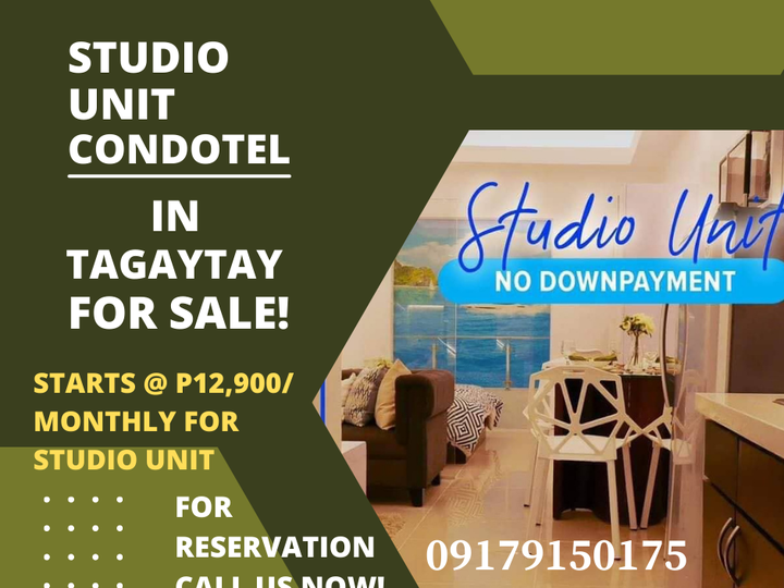 Best affordable Luxury Condotels for Sale in Tagaytay