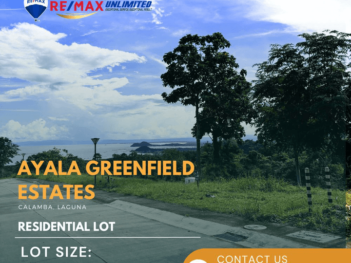 residential lot in Ayala Greenfield Estates. An Ayala Land Premier.
