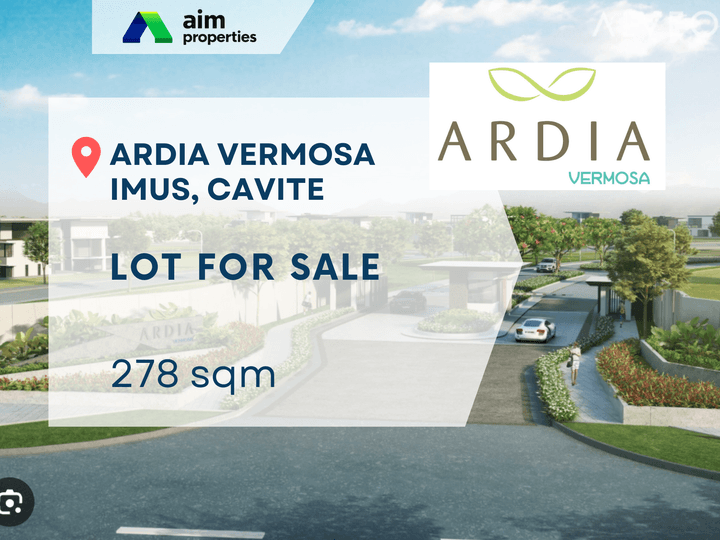 For Sale Ardia Vermosa Vacant Lot in Cavite - by Alveo Ayala Land