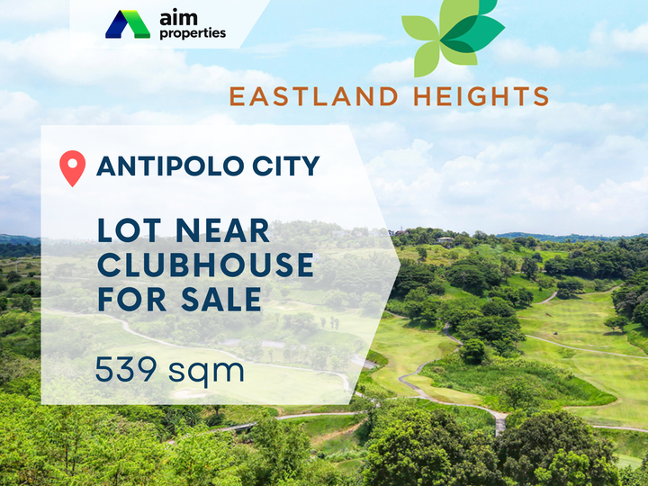 539 sqm Vacant Lot For Sale in EastLand Heights Antipolo Rizal