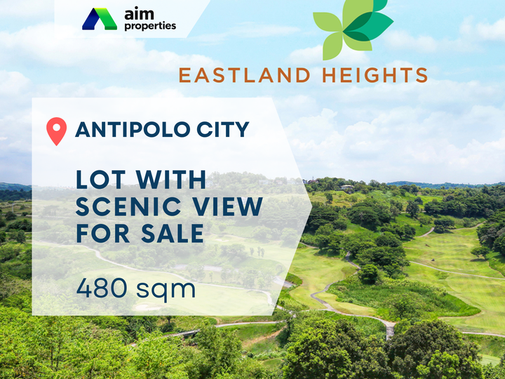 480 sqm Vacant Lot For Sale in EastLand Heights Antipolo Rizal