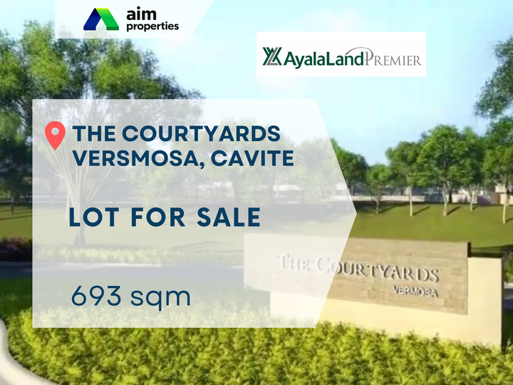 693 sqm Prime Residential Vacant Lot in The Courtyards Vermosa For Sale in Imus Cavite