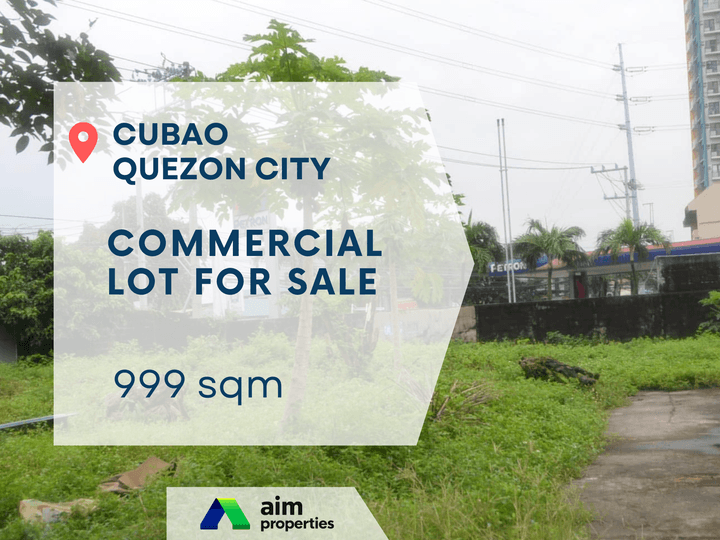 Commercial Vacant Lot for Sale in Cubao Quezon City - Ideal for Warehouse, Gasoline or Food Outlet