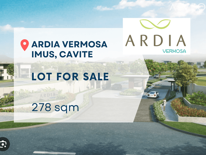 For Sale Ardia Vermosa Vacant Lot in Cavite - by Alveo Ayala Land