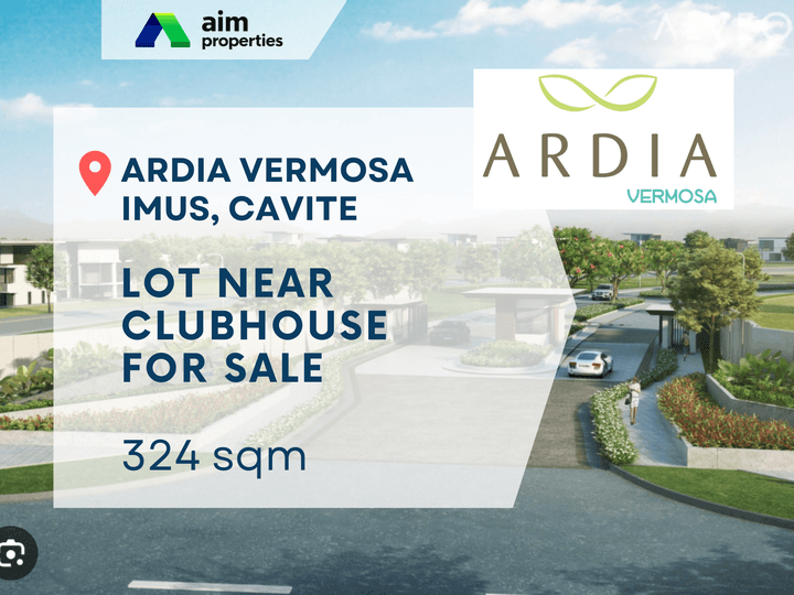 324 sqm Vacant Lot In Ardia Vermosa by Alveo Land For Sale in Imus Cavite