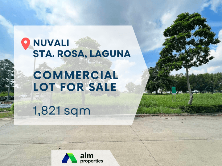 Commercial Lot for Sale in Nuvali Sta Rosa Laguna