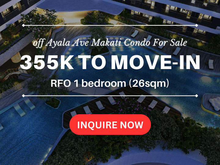 1 Bedroom Makati RFO Condo For Sale Like Rent-To-Own  SMDC Air