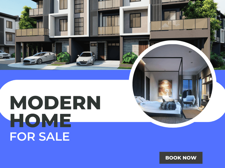 Modern Townhouse for sale in Palmera Homes Quezon City [House and Lot 🏘